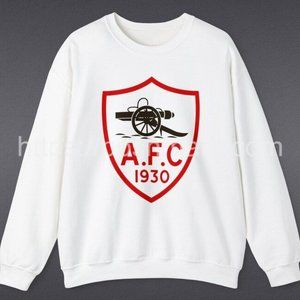 Arsenal FC 1930 Vintage Logo Sweatshirt, Arsenal Football Retro Pullover shirt